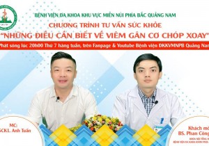 Chương trình Tư vấn sức khoẻ: Viêm gân cơ chớp xoay