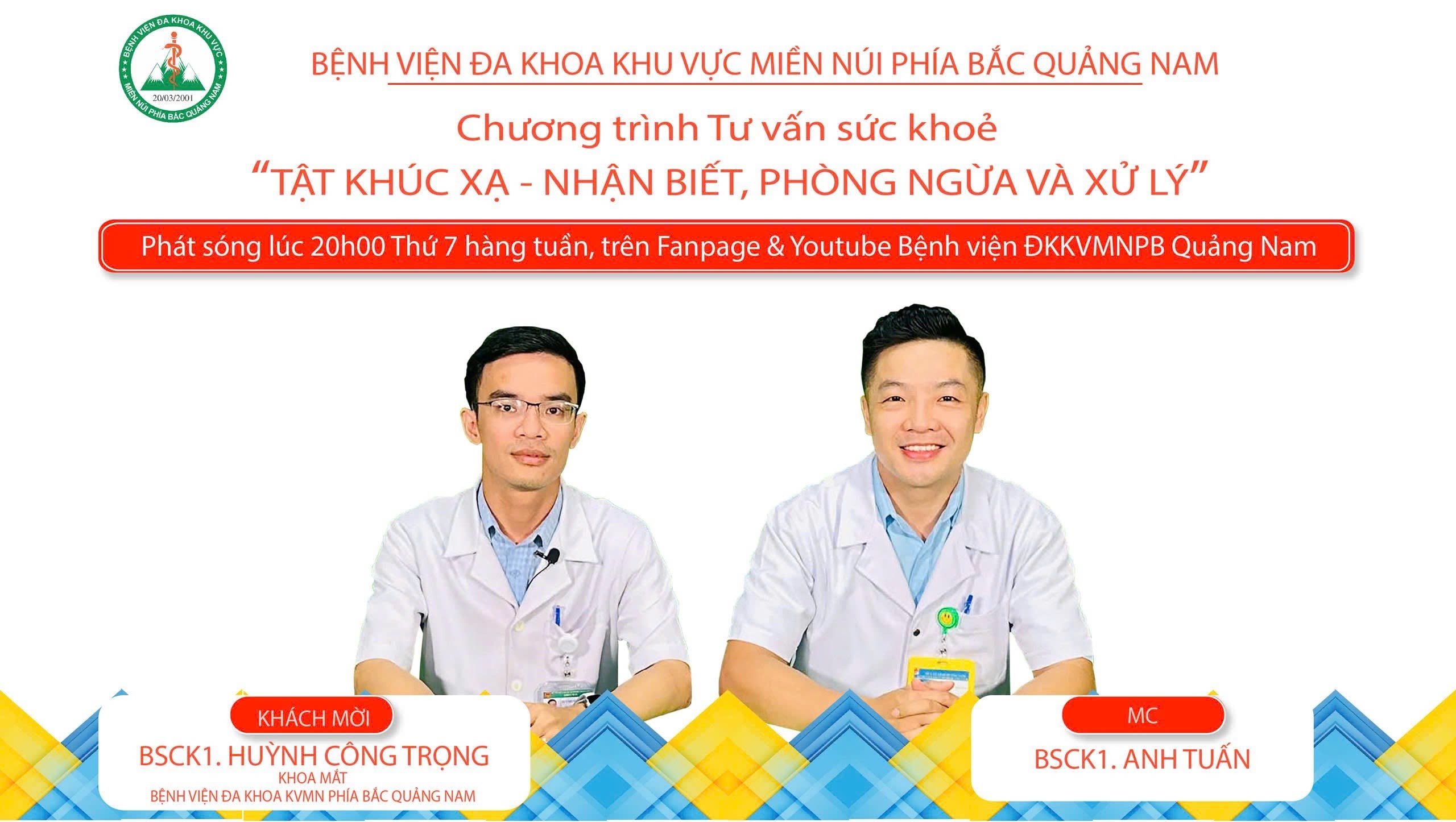 Chương trình TVSK: Bệnh lý tật khúc xạ